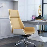 Luxurious Commerce Office Chair Leather Recliner Mobile Boss Executive Office Chair Bedroom Home Sillas Office Furniture