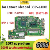 For Lenovo ideapad 330s-14ikb GTX1050 Laptop Motherboard.cpu i5-8250U gtx1050 4gb with ram 4gb .100% fully tested OK