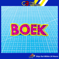 BOEK BOEK STICKER Motor Sticker / M150