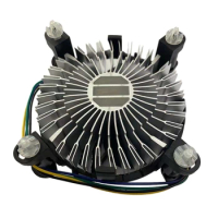 Original New 4Pin for Intel Cooler Fan Aluminium PC Desktop Support LGA 775/1150/1155/1156/1151/1200 Motherboard CPU Dropship