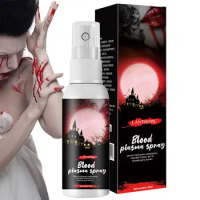 Halloween Fake Blood Halloween Liquid Blood Eye Blood Drops Halloween Simulation Vampire Fake Blood Spray For Cosplay Blood