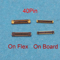 5Pcs 40Pin USB Charger Charging FPC Connector On Motherboard For Samsung Galaxy A40S A3050 A3058 A407F Plug Port