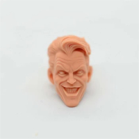 1/12 Scale Comic Version Smile Joker Head Sculpt Unpainted Fit 6" ML SHF MAFEX Mezco Neca Figure