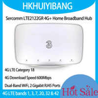 Sercomm 4G Home Broadband CPE Router LTE2122GR Dual-Band AC1200 Cat18 LTE 4G Modem Sim Card WiFi Router With External Antennas