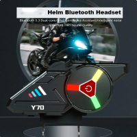 Kaluku Mall - Kebidumei Headset Helm Bluetooth Music RGB IPX6 2000mAh - Y70