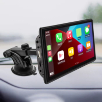 Carplay Android Auto Car Monitor Mirrorlink Portable Navigator HD Display MP5 Player 7.0 Inch Touch Screen WiFi Reversing Camera