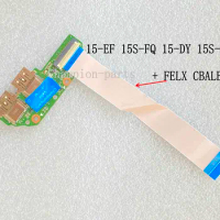 MLLSE ORIGINAL BRAND NEW DA0P5DTB8B0 FOR HP 15-EF 15S-EQ 15-DY 15S-FQ USB BOARD POWER BUTTON SWITCH BOARD FLEX CABLE