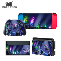 DATA FROG Skin Sticker For Nintendo Switch Console Cool Design Stickers Skins For NS Console and Controller Accessories