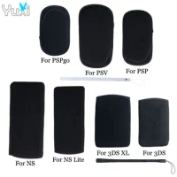 YuXi For PSV PSP 1000/2000/3000 for PSP Go Soft Protective Carrying Storage Bag Pouch Case For New 3DS for Switch / Lite Console