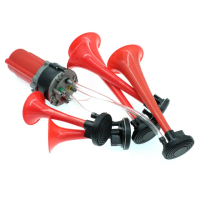 【Supamoto】汽笛喇叭—5管(回音/暴走族/族車/12V/AIR空氣喇叭/貨車/卡車/氣動/汽車/機車改裝)
