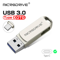 High Speed USB 3.0 Flash Drive Type-C Pen Drive H2testw Real 32GB 64GB 128GB Pendrive for Android/PC