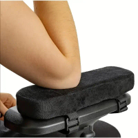 {MIMI}   Office Chair Arm Pad,Memory Foam Armrest Cover with Adjustable Strap for Home Office Comfor