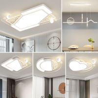客廳主燈2022年新款白色現代簡約大氣吸頂燈設計風餐廳臥室房間燈