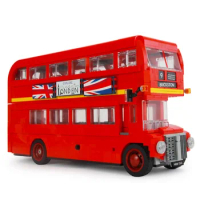 New BusforLondon Double Decker Bus Designed By London Fit 10258 Model Building Blocks Children's Toy Holiday Christmas Gifts