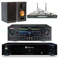 【金嗓】CPX-900 K1A+Zsound TX-2+SR-928PRO+Klipsch RB-81II(4TB點歌機+擴大機+無線麥克風+喇叭)