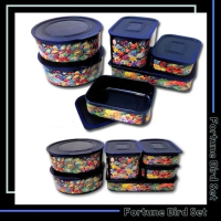 Tupperware Promo Fortune Bird Baseline Canister Indo - Import ( Toples Snack )