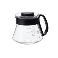 【HARIO】V60經典系列 03黑色80咖啡分享壺800ml(日本製 咖啡壺 手沖 分享壺)