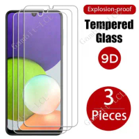 3PCS Tempered Glass For Samsung Galaxy A22 4G Protective ON GalaxyA22 A 22 M22 M A225F A225M 6.4" Screen Protector Cover Film