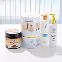 ESSURA ผลิตภัณฑ์ครีม Body Serum ให้ความชุ่มชื้นและขาวใส ขนาด 250ml พร้อม Body Scrub และ Goat Milk Wh