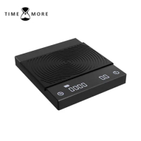 TIMEMORE Black White Mirror BASIC Electronic Scale Coffee Scale Smart Digital Scale Pour Coffee Drip Coffee With USB