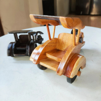 Mainan Miniatur Becak Kayu,Dekorasi Rumah,Hadiah Unik Toy