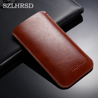 SZLHRSD super slim sleeve pouch cover, vintage microfiber stitch Phone bag case for Xiaomi Mi Max 2/ Mi Mix 2/Mi Max 3 Pro