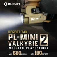 【錸特光電】OLIGHT PL MINI 2 600流明 沙色 輕巧槍燈 1913/GL導軌 3秒快拆 GL1 生存遊戲