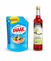 Special Bundling 2 - Cap Enaak Susu Kental Manis Pouch 545 g + Marjan Cocopandan Sirup 460 mL