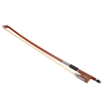 1/10 Violin Bow Replacement Violin Bow Horsetail Bow Violin Bow Red Sandalwood Violin Bow with Horse Accessory