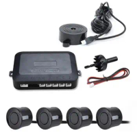 NEW 12V Car Parking Sensor Kit Reverse Backup Radar Sound Alert Indicator Probe System 4 Probe Beep Sensor Car Detector