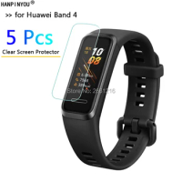 5 Pcs/Lot HD Clear For Huawei Band 4 Band4 Wristband Smart Bracelet Anti-Scratch Screen Protector Protection Film