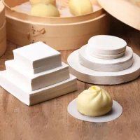 Baking Paper Practical Food Grade Steamer Paper 5 Sizes Parchment Paper Sheet Heat Resistant Air Fryers Liner Kitchen Tool
