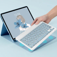 Magnetic Keyboard Case for iPad, Smart Stand Case Cover, Air 5, Air 4, 10.9, Pro 11, 2022, 10.2, 7, 8, 9, 10th Gen, Air 3, 10.5