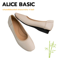 ALICE BASIC รองเท้าคัชชู ส้น 1 นิ้ว ใส่สบายซัพพอร์ทเท้าได้ดีมีพื้นกันลื่นและกำมะหยี่กันกัด ตระกร้า1 