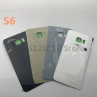 FOR Samsung Galaxy S6 G920 S6 Edge G925 S6 Plus G928 Rear Battery Cover Glass Door Housing Back Case Replacement Parts