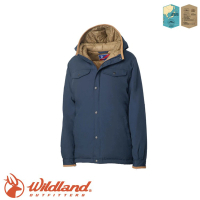 【Wildland 荒野】女 鵝絨防潑水極暖外套《深霧灰》OA62993/羽絨外套(悠遊山水)