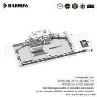 Barrow 2080ti 2080 GPU Water Cooling Block, For Founder Edition Nvidia RTX2080Ti / 2080 Water Cooler Custom, BS-NVG2080T-PA