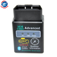 OBD MINI ELM327 v1.5 Black Bluetooth OBD2 Car CAN Wireless Adapter Scanner TORQUE ANDROID Free Shipping