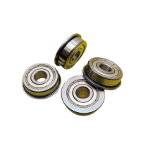 1 unit F628ZZ bearing berflange, 8×24×27×8×2 mm, bola keluli