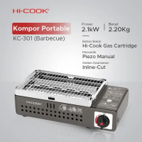 Kompor Grill Pemanggang Daging BBQ Portable Gas Butane Hi-Cook KC301