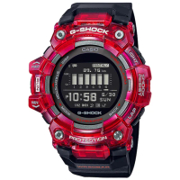 【CASIO 卡西歐】G-SHOCK 手機藍牙連線多功能運動錶 情人節 禮物(GBD-100SM-4A1)
