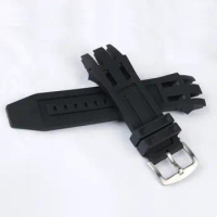 Black Rubber Wrist Watch Band Strap Invicta subuqua Reserve 0920 0919 0903 26mm