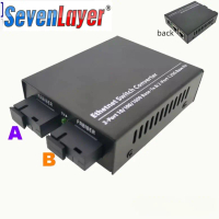 Bộ chuyển đổi phương tiện quang sợi Gigabit, 2SC 2RJ45 2FO 2LAN 2G2E, Bộ thu phát Ethernet 10 / 100 