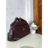 Tas Kulit Papillon K3416 32x21 Cm Maroon