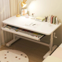 【歐德沐】升降兒童成長書桌 100*60*75cm 加厚16mm實木板材(升降桌 電腦桌 辦公桌 兒童書桌 預購15天)