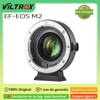 Viltrox EF-EOS M/EF-EOS M2 Auto Focus Lens Adapter 0.71x Focal Reducer Speed Booster Adapter for Canon EF Lens to EOS M Camera