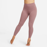 【NIKE 耐吉】長褲 女款 運動褲 緊身褲 AS W NK DF ZENVY HR 7/8 TGHT 藕紫 DQ6016-208