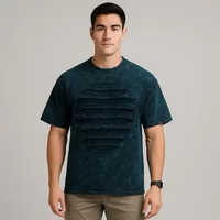 Kaos T-shirt Oversize Washing Premium Boldblue Junction Hitam XL