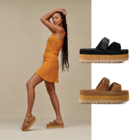 【UGG】女鞋/拖鞋/真皮拖鞋/厚底鞋/Aubrey Slide(多款任選)
