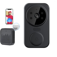 5G 2.4G WiFi Video Doorbell Tuya Smart Outdoor Wireless Intercom Waterproof Wireless Camera With AC/DC Power Supply